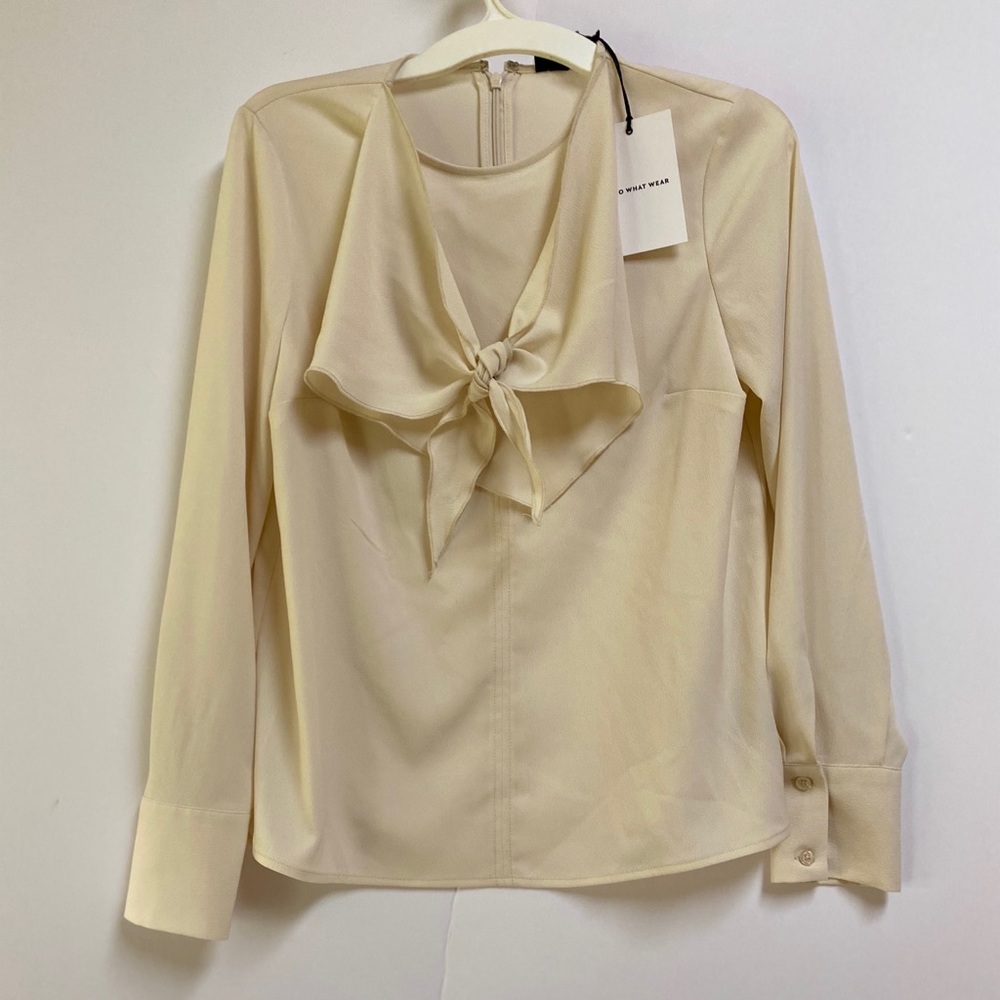 Cream blouse